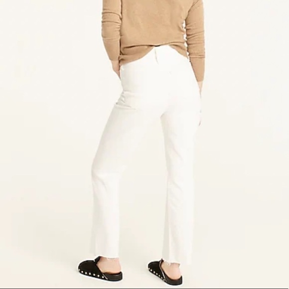 J crew slim boyfriend jeans in white - Picture 2 of 5